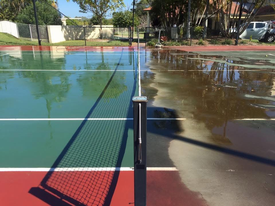 Commercial Tennis Court Cleaning Maroochydore Sunshine Coast