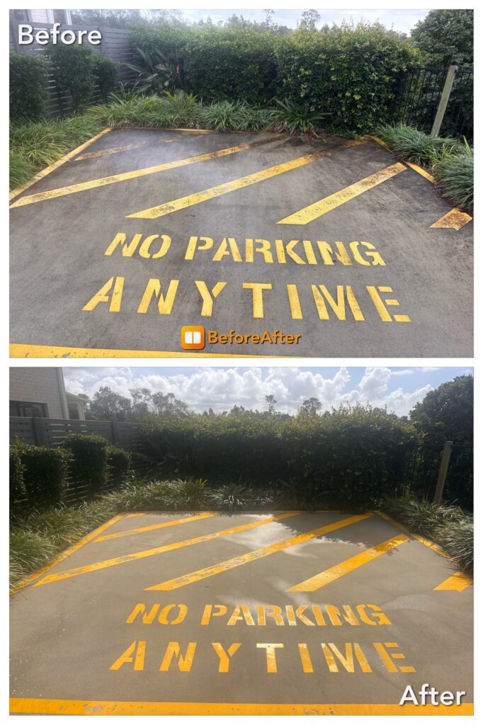 Complex Driveway Cleaning Maleny Sunshine Coast